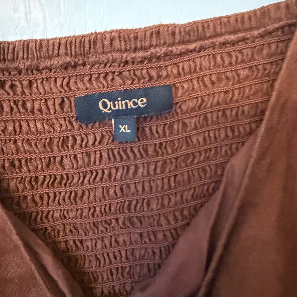 Quince Linen Scoop Neck Midi Dress - Picture 3 of 4